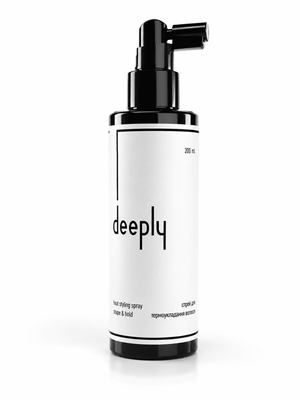 Спрей для термоукладання волосся deeply Heat Styling Spray Shape & Hold DP0048 фото