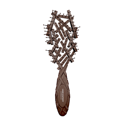 Гребінець Hair Expert Eco Nest Brush, Brown (5448 M-9) HE10803 фото