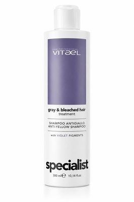 VITAEL ANTI-YELLOW SHAMPOO Шампунь для блондинок антижовтизна 300 мл VTL0001 фото