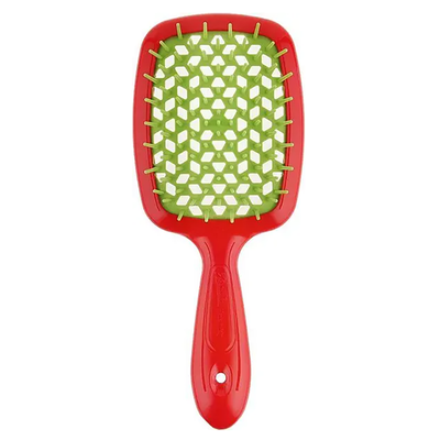 Janeke SUPERBRUSH RED/GREEN. Гребінець. 94SP226VER 94SP226VER фото