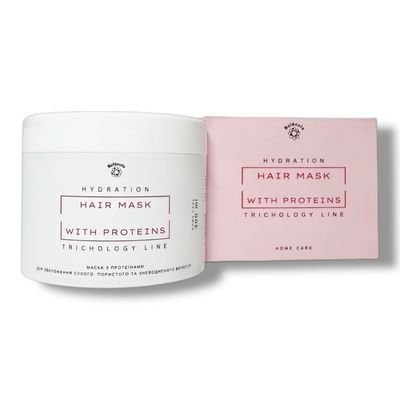 Протеїнова маска для інтенсивного зволоження волосся Molecula Hair Mask Proteins 300 мл MA0018 фото