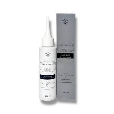 Трихологічний пілінг-детокс для шкіри голови Molecula Hair Peeling Detox 100 мл MA0019 фото