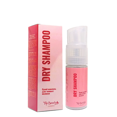 Сухий шампунь для темного волосся TOP BEAUTY Dry Shampoo TB0079 фото