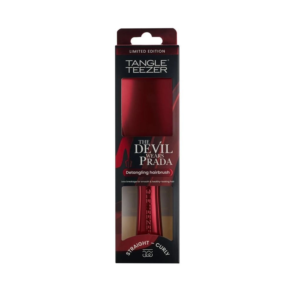 Гребінець для волосся Tangle Teezer. The Wet Detangler Chrome The Devil Wears Prada TT0863 TT0863 фото