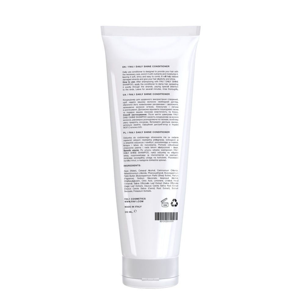 Кондиціонер для щоденного використання FAV.1 DAILY SHINE CONDITIONER FV005 фото