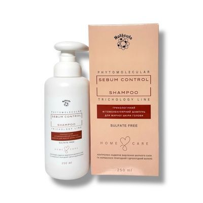 Шампунь для жирної шкіри голови Molecula Sebum Control Shampoo 250 мл MA0022 фото