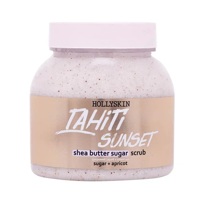 Цукровий скраб з олією ши і перлітом HollySkin Tahiti Sunset Shea Butter Sugar Scrub HLSK22 фото