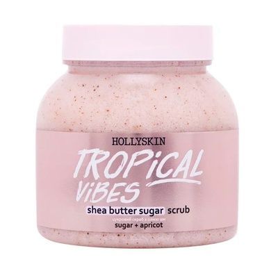 Цукровий скраб з олією ши HollySkin Tropical Vibes Shea Butter Sugar Scrub HLSK23 фото