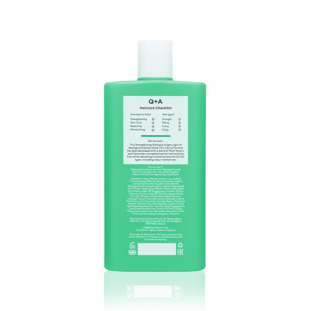Шампунь для укріплення та покращення росту волосся Q+A Strengthening Shampoo QA003 фото