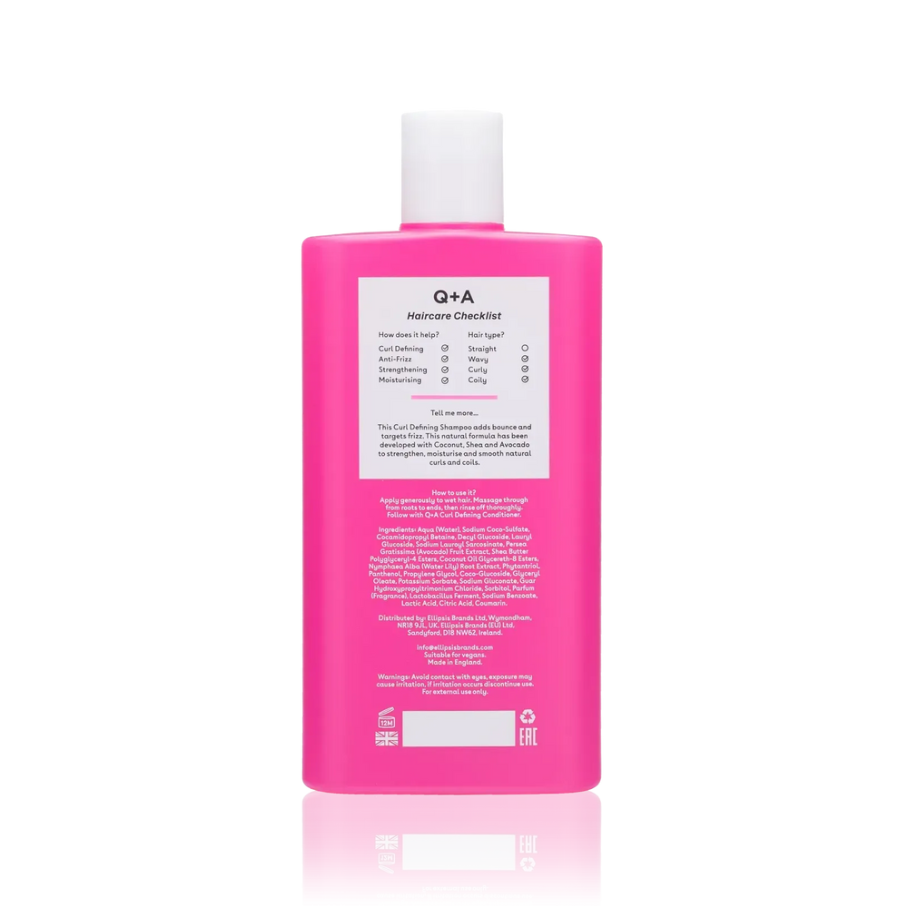 Шампунь для кучерявого волосся Q+A Curl Defining Shampoo 250ml QA005 фото