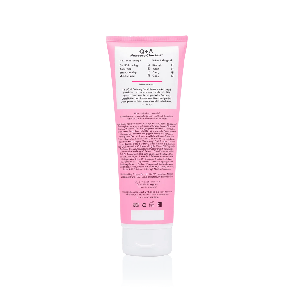Кондиціонер для кучерявого волосся Q+A Curl Defining Conditioner 250ml QA006 фото