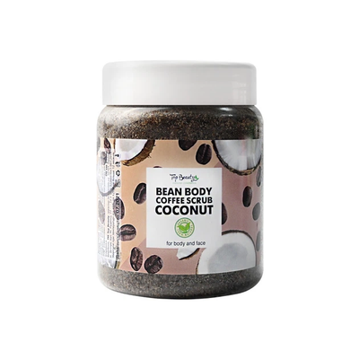 Скраб для тіла та обличчя TOP BEAUTY Scrub Body & Face Bean Body Coffee Coconut TPBC52 фото
