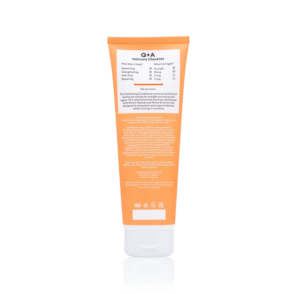 Кондиціонер для створення об'єму волосся Q+A Volumising Conditioner 250ml QA008 фото