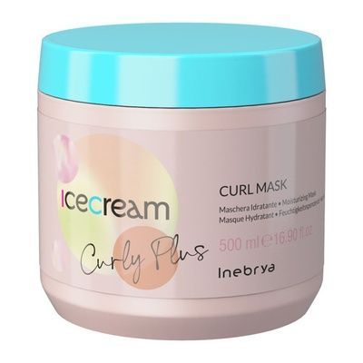 Inebrya Ice Cream Curly Plus Curl Mask Маска для кучерявого та хімічно завитого волосся 500 мл IN0060 фото