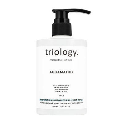 Зволожуючий шампунь для всіх типів волосся Triology Aquamatrix Hydration Shampoo TRG3 фото
