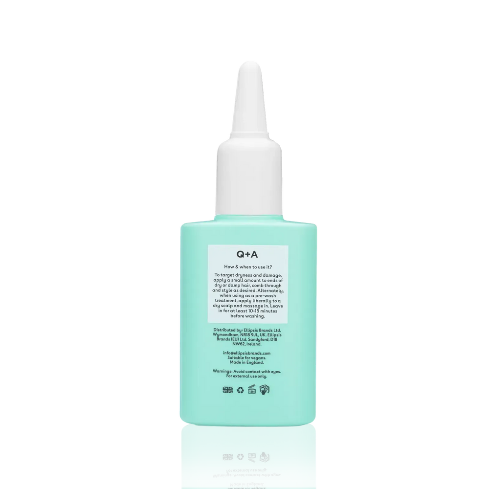 Живильна олія для волосся та шкіри голови Q+A Nouroshing Scalp+Hair Oil 50ml QA010 фото