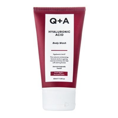 Очищуючий гель для тіла з гіалуроновою кислотою Q+A Hyaluronic Acid Body Wash 50 мл QAB5 фото