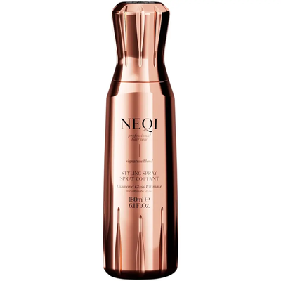 Спрей для блиску та глибокого зволоження волосся з термозахистом NEQI Diamond Glass Ultimate Styling Spray NEQ23 фото
