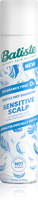 Сухий шампунь для волосся без аромату Batiste Dry Shampoo Sensitive Scalp BTS11 фото