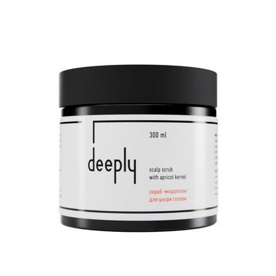Скраб deeply scalp scrub with apricot kernel&nbsp;для шкіри голови 300 мл DP0004 фото