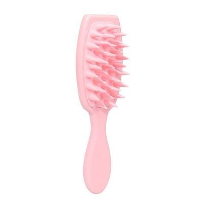 Hair Expert Hair Cleaning Brush Pink Масажна щітка з подовженою ручкою для шкіри голови HE111318 фото