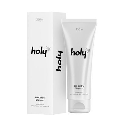 Шампунь з випрямляючим ефектом holy silk control shampoo HL019 фото
