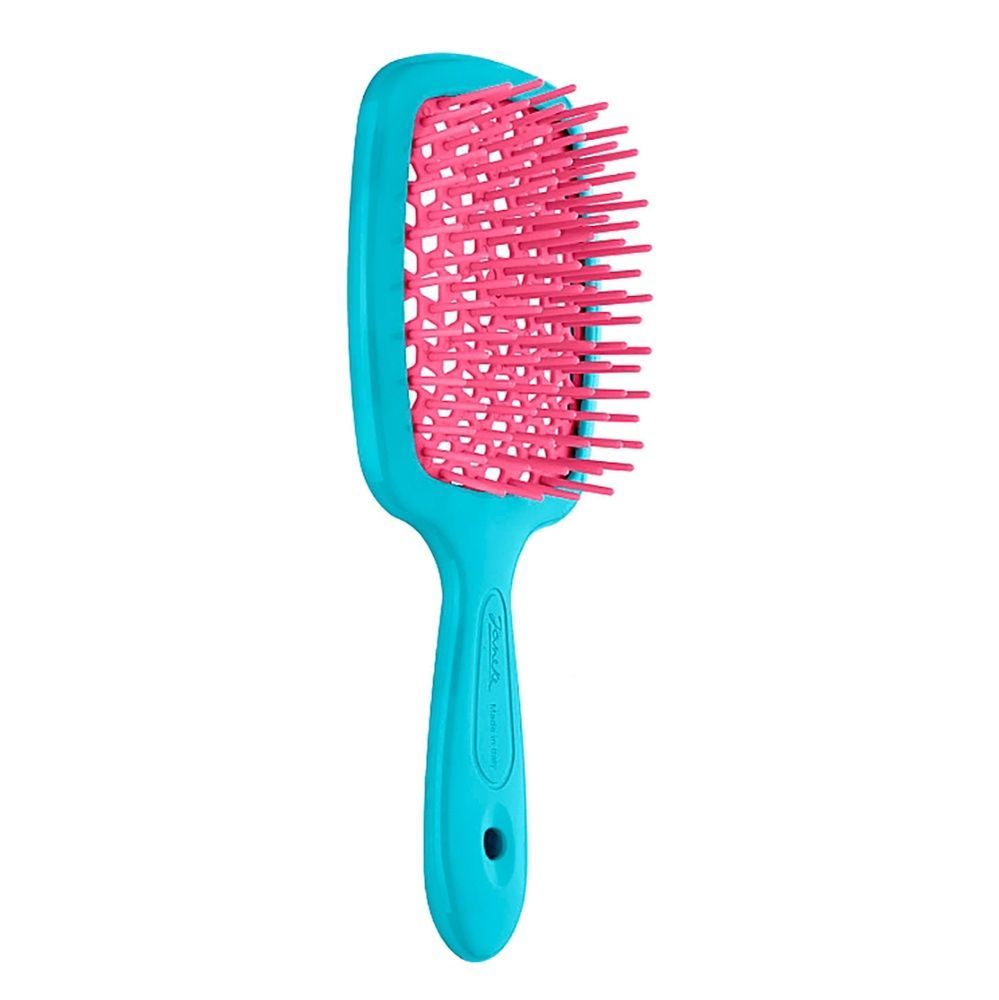 Janeke SUPERBRUSH TURQUOISE/PINK. Гребінець. арт 86SP234AR 86SP234AR фото