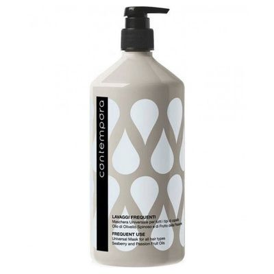 Contempora Universal Mask For All Hair Маска універсальна для всіх типів волосся з маслом обліпихи і маракуї 1000 мл cont94566 фото
