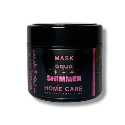 Маска для зволоження сухого та пористого волосся Brazil Gold Home Care Aqua Shimmer Mask 300 мл BRG009 фото