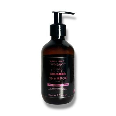 Зволожуючий шампунь для сухого та пористого волосся Brazil Gold Home Care Aqua Shimmer Shampoo 300 мл BRG010 фото