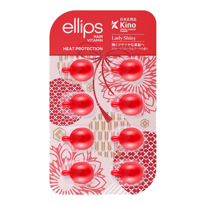 Ellips Hair Vitamin Lady Shiny With Cherry Blossom м'якість сакури 8х1 мл ELL0007 фото
